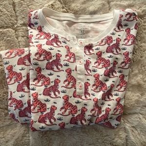 Girls roller rabbit pajama set - sz 12 (Tiger)